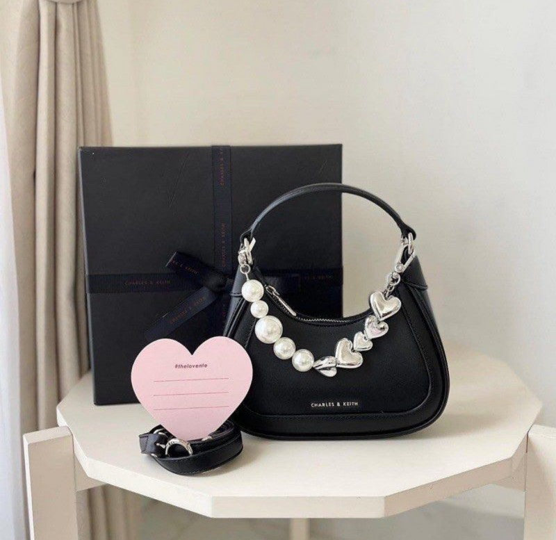 Charles Keith Mini Hobo Bag With Box