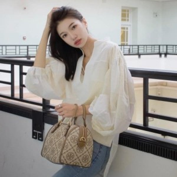 Torry Burrch monogram speedy with box