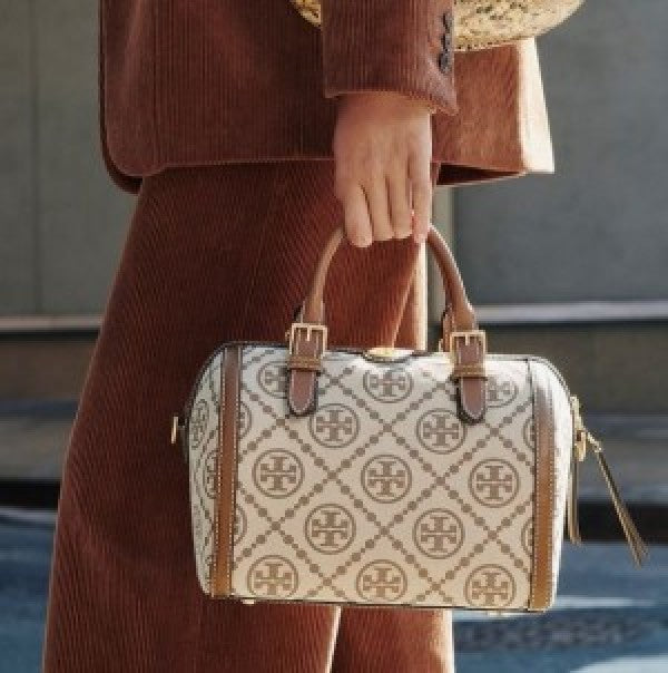 Torry Burrch monogram speedy with box