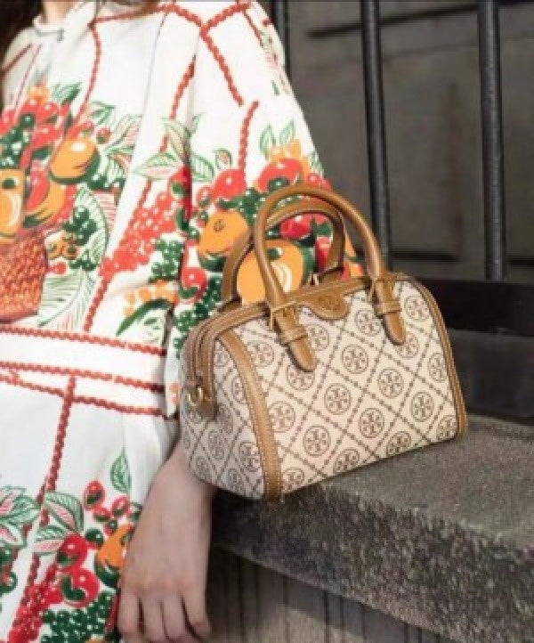 Torry Burrch monogram speedy with box