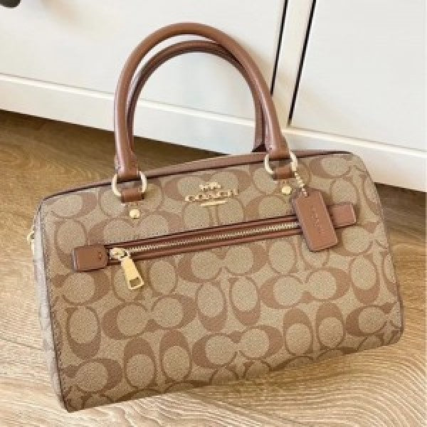 Rowan Satchel Signature Canvas Crossbody Bag with box premium quality