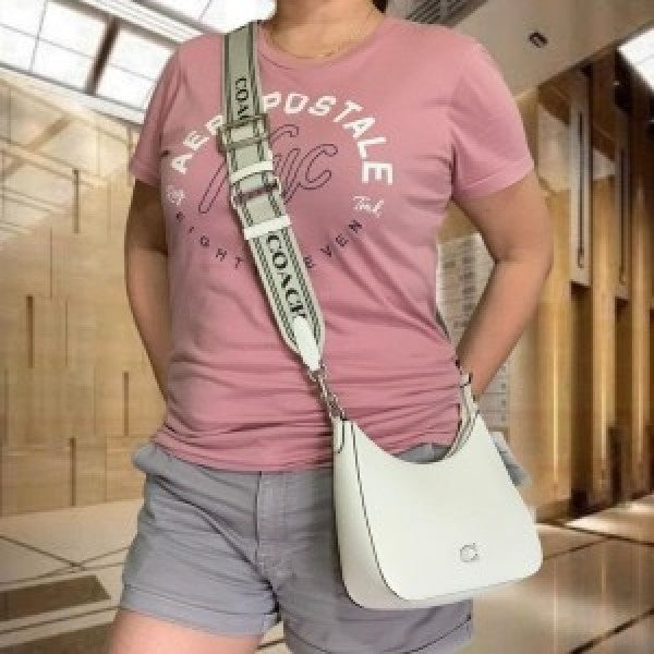 Coach Signature Crossbody Hobo Premium Quality Bag With OG Box & Dust Bag Shoulder Strap