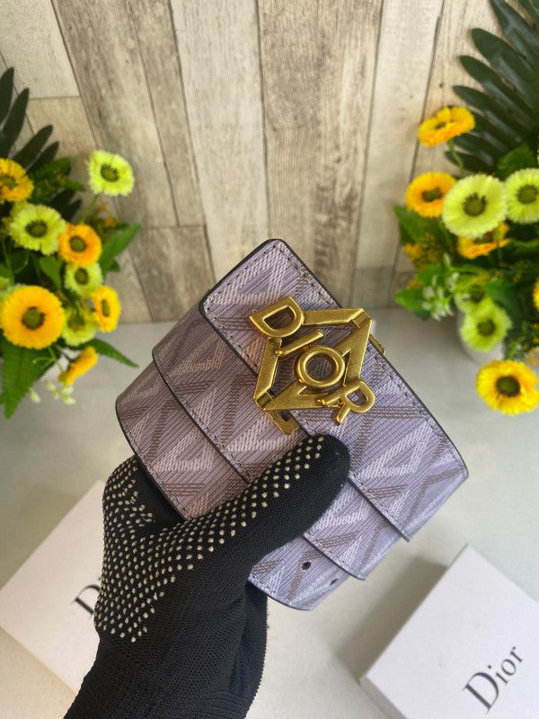 CD DIOR MENS BELT WID OG BOX CARD & DUST BAG