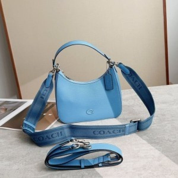 Coach Signature Crossbody Hobo Premium Quality Bag With OG Box & Dust Bag Shoulder Strap
