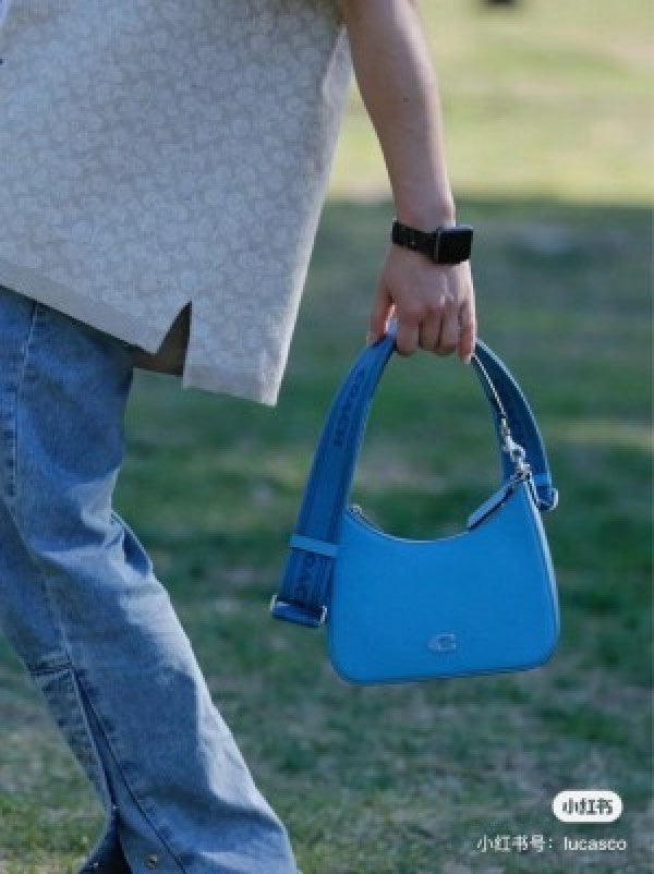 Coach Signature Crossbody Hobo Premium Quality Bag With OG Box & Dust Bag Shoulder Strap