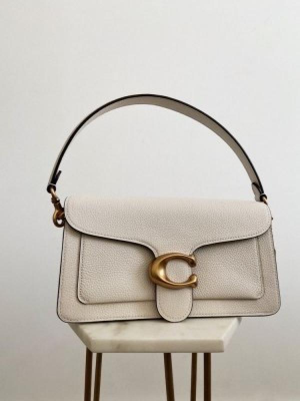 Coaach tabby shoulder bag in dark stone color with box