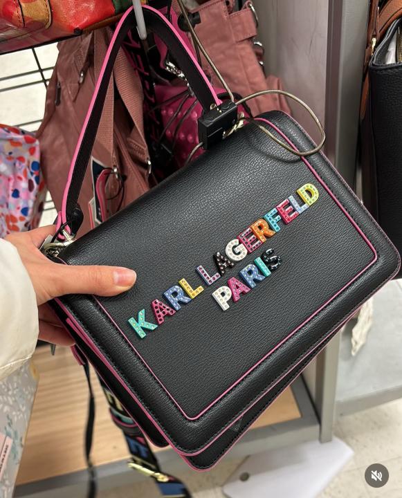 KARL LAGERFELD KSkuare Embossed Tote Bag With OG Box & Dust Bag