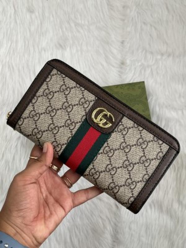 Gucci gg long wallet premium quality with box
