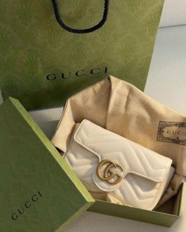 Guccii marmont mini sling bag premium quality with og box