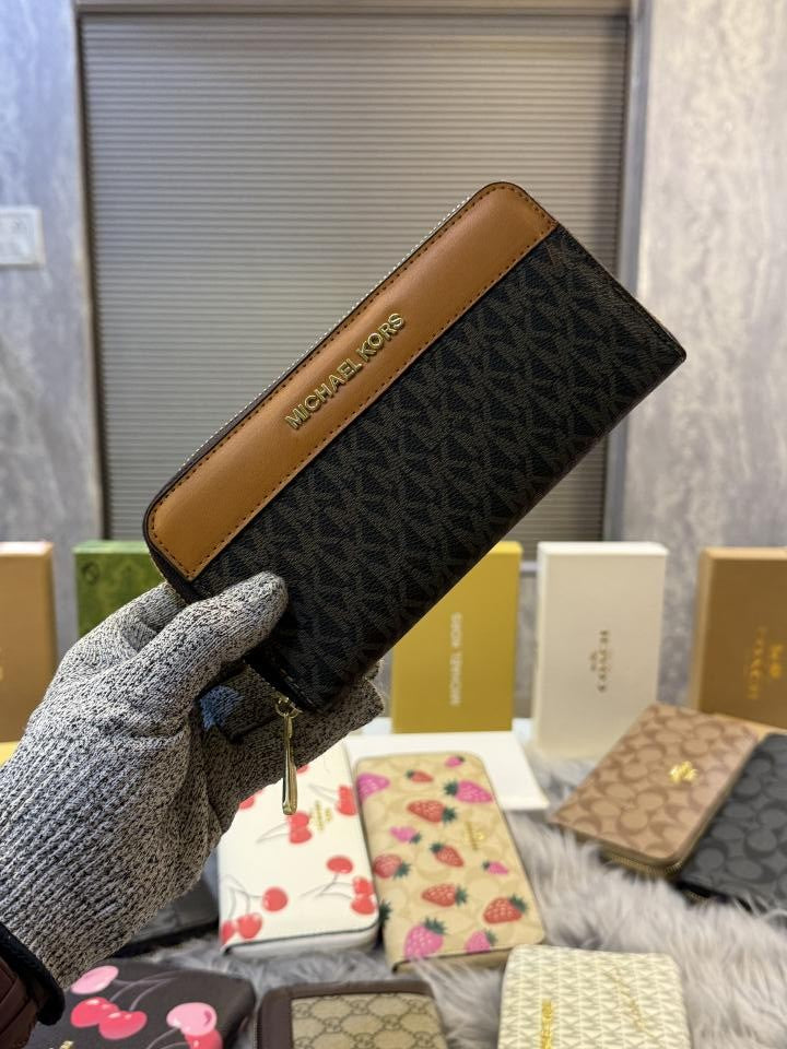 michael kors Zipper Wallet For Women With Box