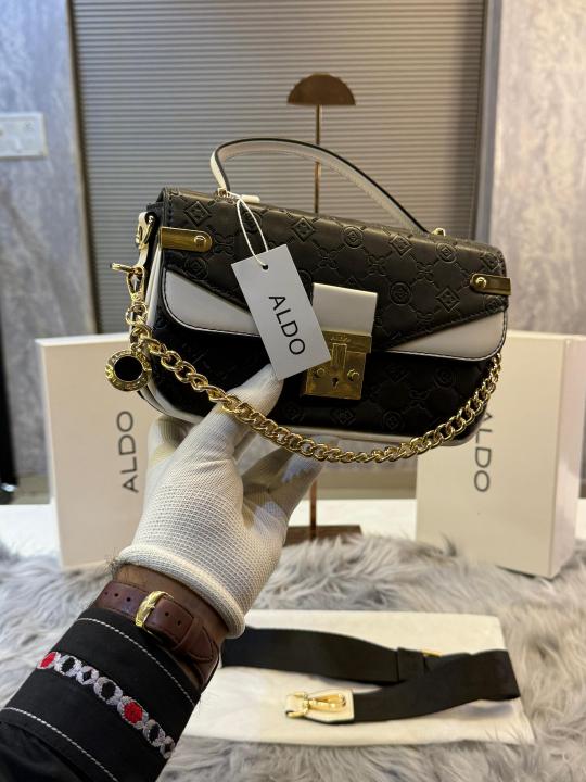 Aldo Bone DALLANNA&Logo Medium Cross Body Bag with box