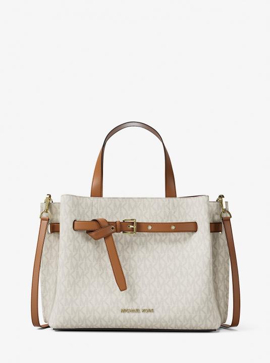 MICHAEL KORS MIRROR EMILIA LOGO MINI TOTE BAG WITHOUTBOX
