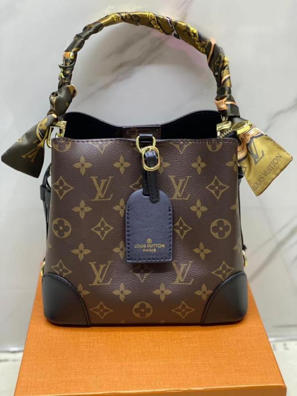 Louis vuitton Bucket Sling Bag With Box Dust Bag Sling Belt
