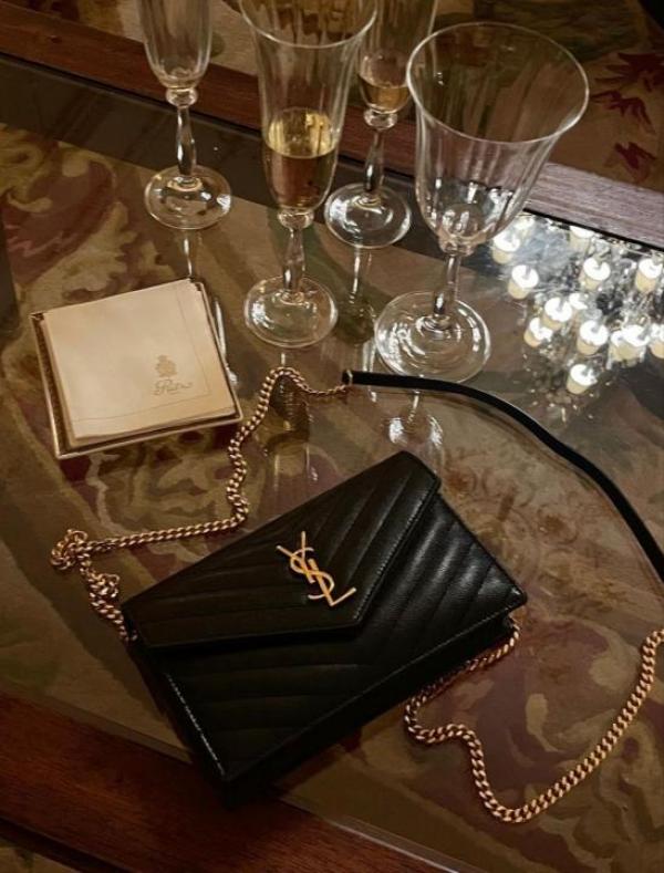 Saiint Laurrent Envelope Bag Original Box & Dust Cover
