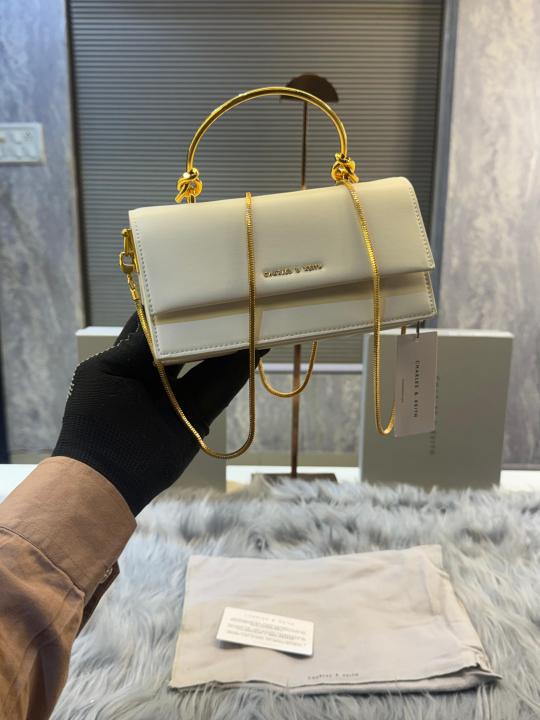 CHARLES & KEITH HOBO BAG WITH OG BOX