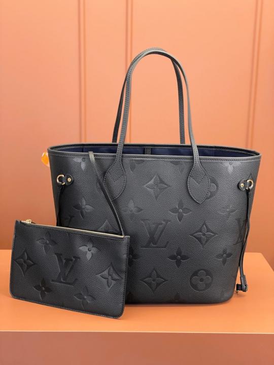 LOUIIS VUTTIION NEVERFULL chex PATTERN PREMIUM QUALITY WITH OG BOX