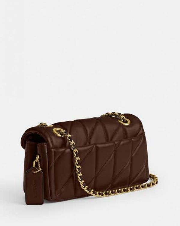 Coaach Tabby Quilted Leather Shoulder Bag With Box Dust bag Bill