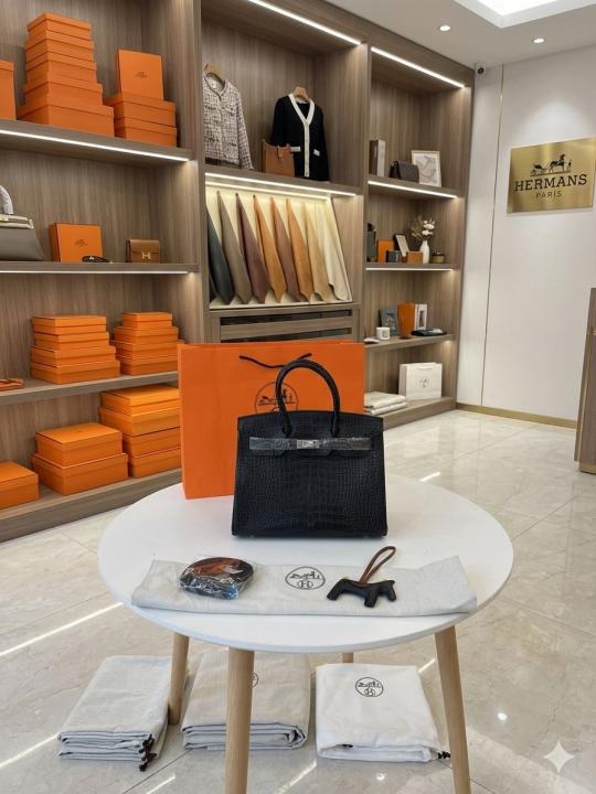 Hermess Birken calf leather hand bag