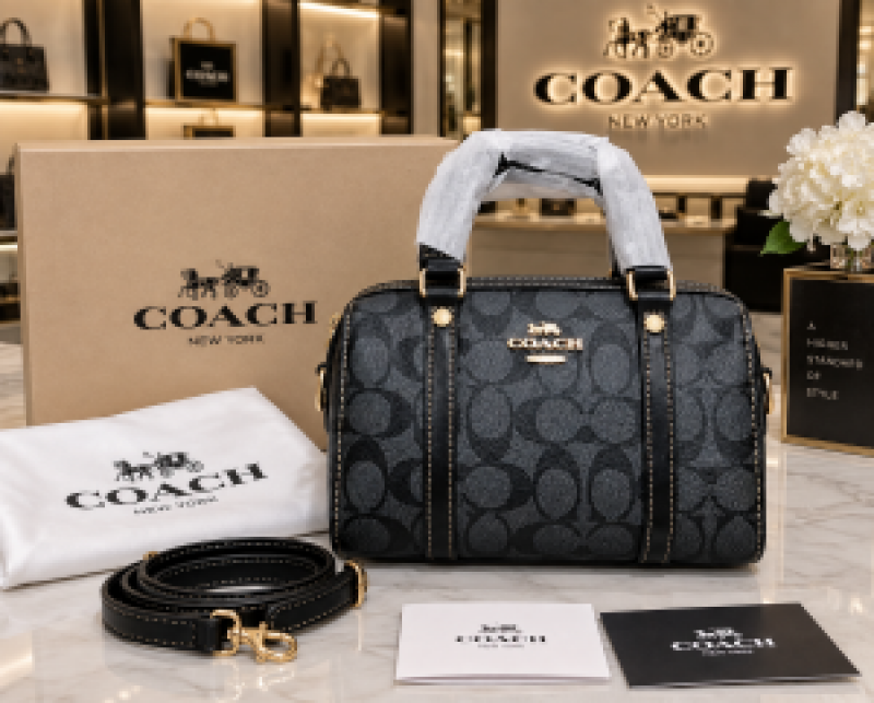 Coachh rowan speedy mini duffle bag with premium quality box