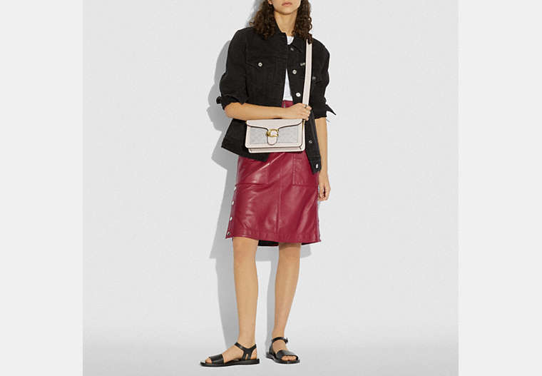 Coaach Tabby Shoulder Bag With Signature Canvas
