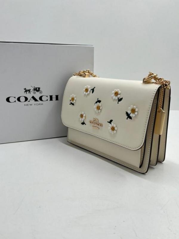 Coachh Klare flower Crossbody In Signature Bag With OG Box & Dust Bag