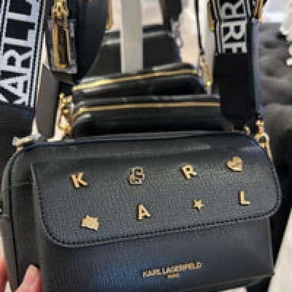 Karl Lagerfeld Maybelle Camera Crossbody Bag With Original Packing