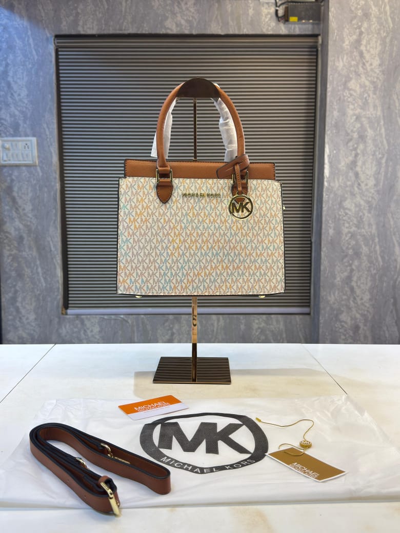 Michaell Kors Satchel Shoulder Bag With Dust Bag Includes Logo