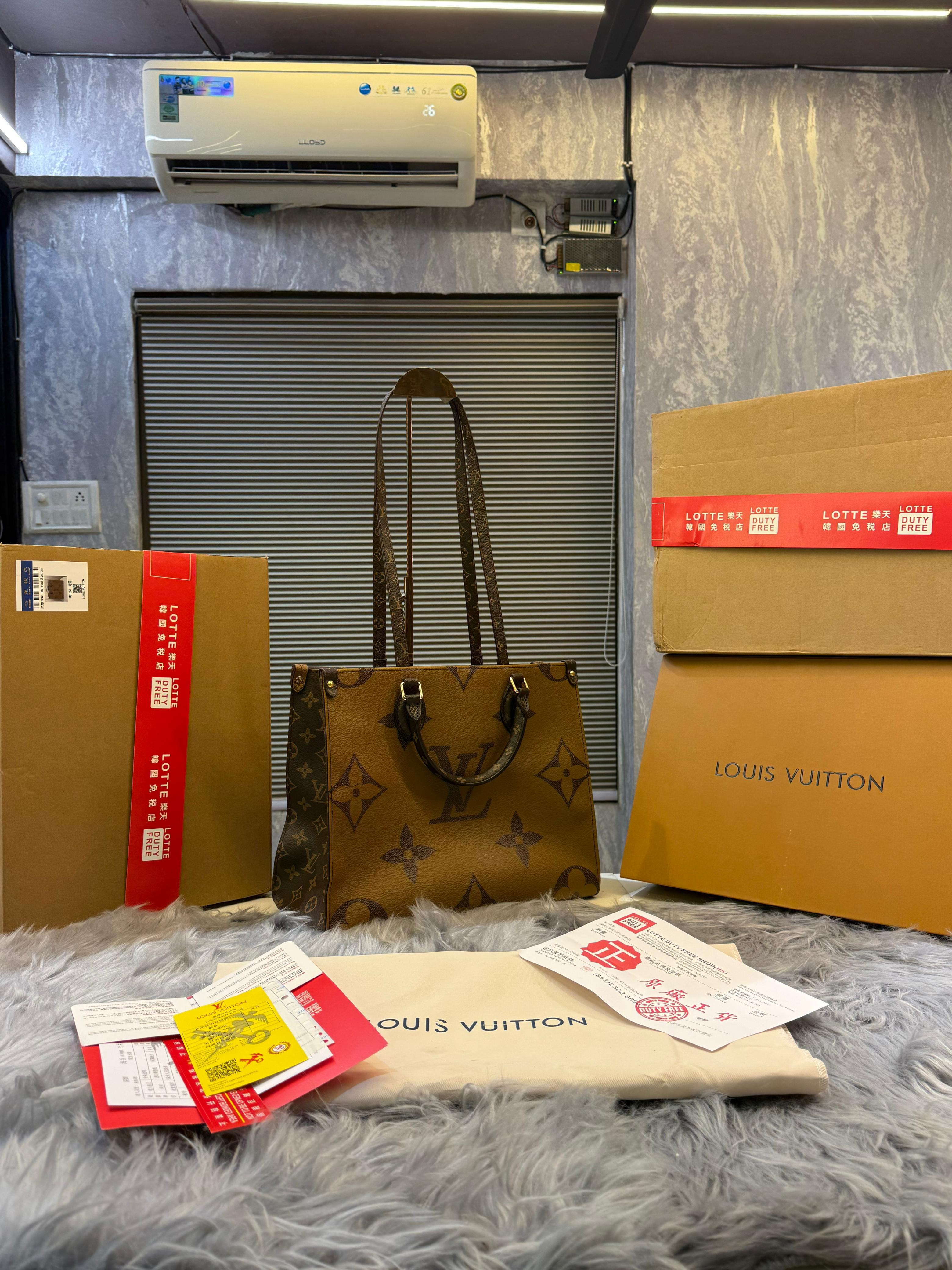 Louiis Vuiitton Onthego Mm Empreinte With&Double Og Box And Dust Bag