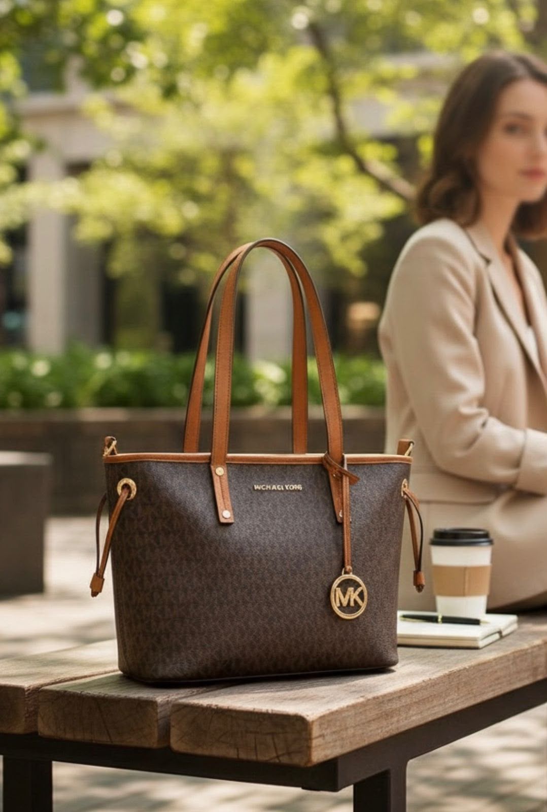 Michaell Korrs Tote Bag with premium quality original Box Packing