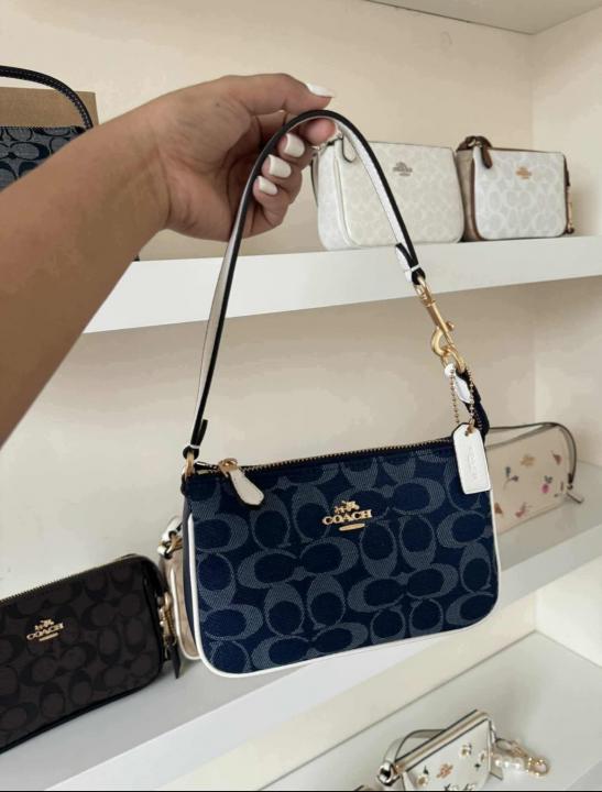 Coach Nolita Classy Flower Patch Sling Bag With box