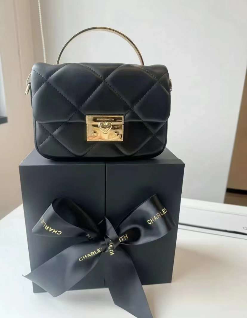 CHARLES & KEITH HOBO BAG WITH OG BOX (PINK)