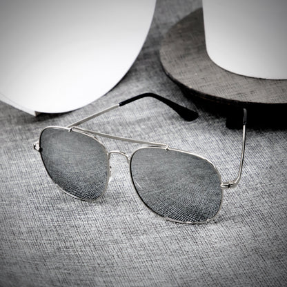 MT Mastar 002 Silver And Silver Unisex Sunglasses