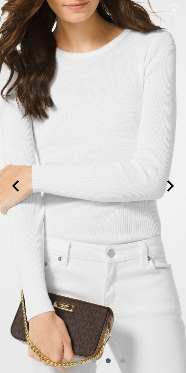 Michael_Kors small jet set coffee shoulder bag with box