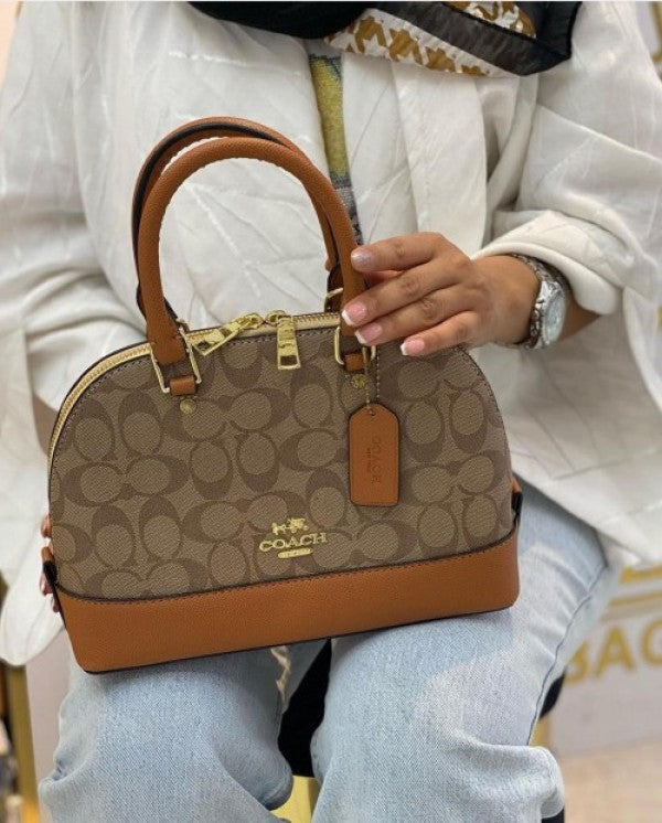 Sierra satchel handbag with og box dust bag