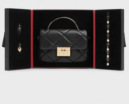 CHARLES &amp; KEITH HOBO BAG WITH OG BOX (PINK)