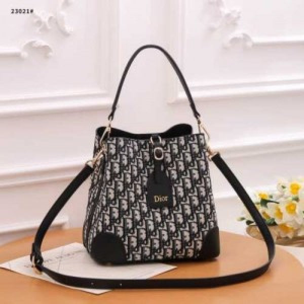 Christian Dior Bucket Sling Bag With Box Dust Bag Sling Belt