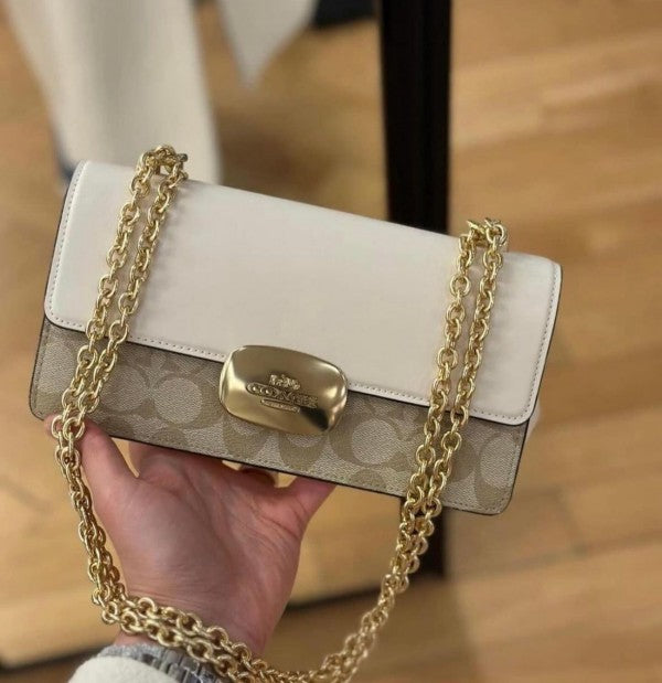 Coach White Eliza Sling With original Box