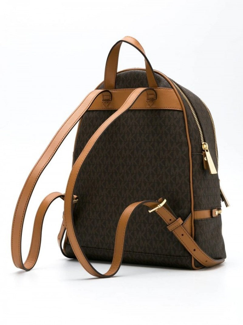 Michael Kors MK Rhea Backpack With Dust Bag Brown