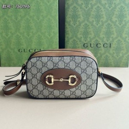 Guccii horsebit camera bag with og box