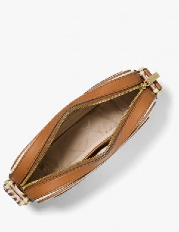 Michaell Kors Cora Mini Zip Pouchette Signature with OG Box