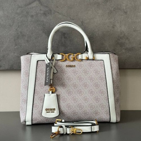 Gueess deauville pearl canvas tote bag