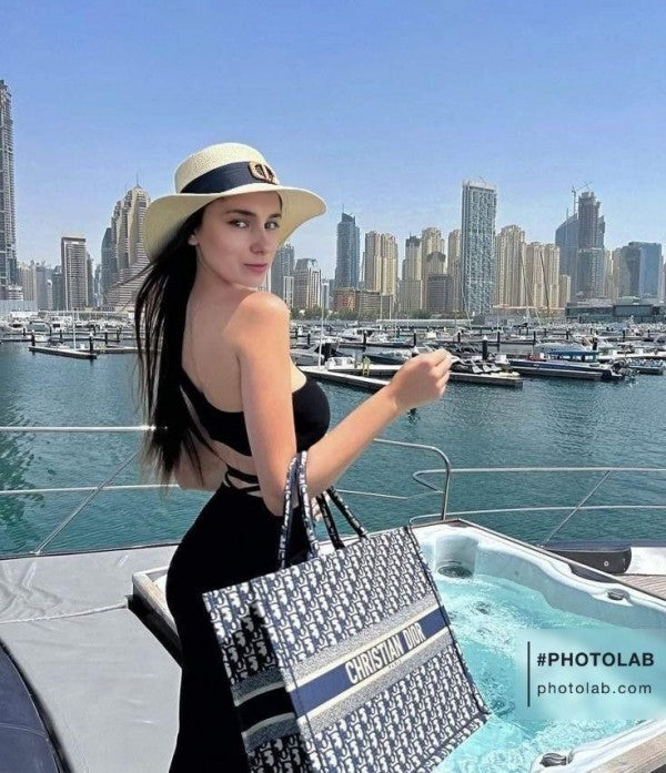 Christian Dior book tote bag premium quality with scarf&amp;og box