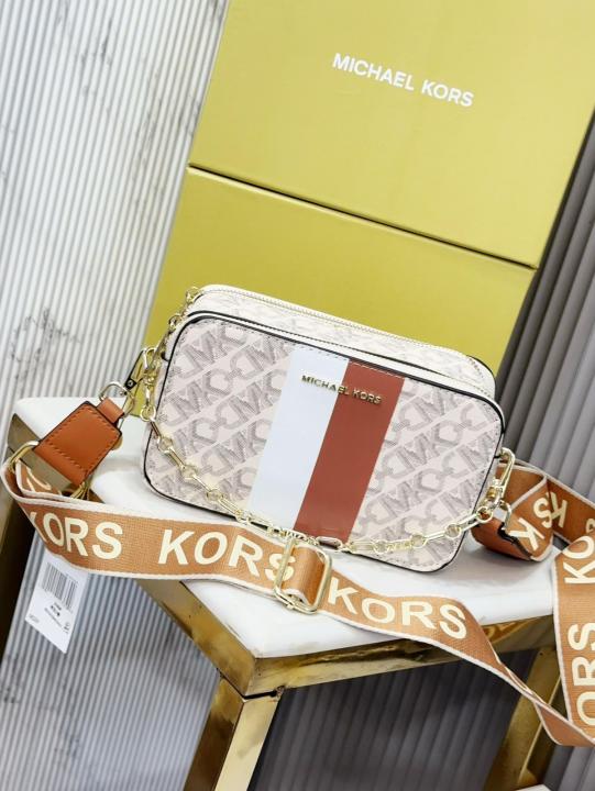 Michael Kors Camera Sling Bag With Box &amp; Dust Bag &amp; Sling Belt