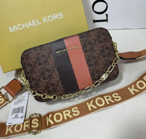 Michael Kors Camera Sling Bag With Box &amp; Dust Bag &amp; Sling Belt