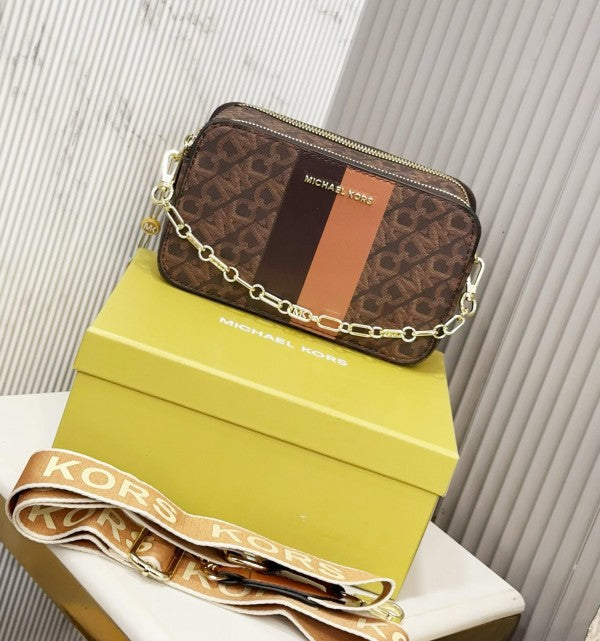 Michael Kors Camera Sling Bag With Box &amp; Dust Bag &amp; Sling Belt