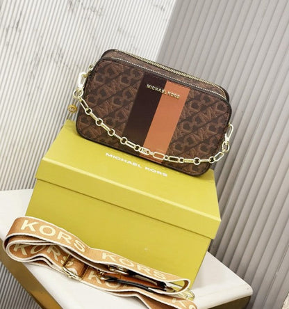 Michael Kors Camera Sling Bag With Box &amp; Dust Bag &amp; Sling Belt