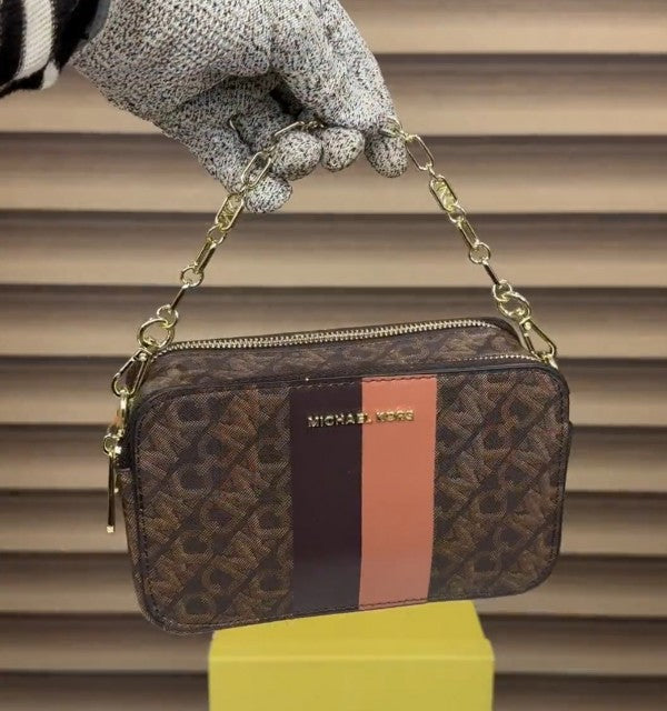 Michael Kors Camera Sling Bag With Box &amp; Dust Bag &amp; Sling Belt