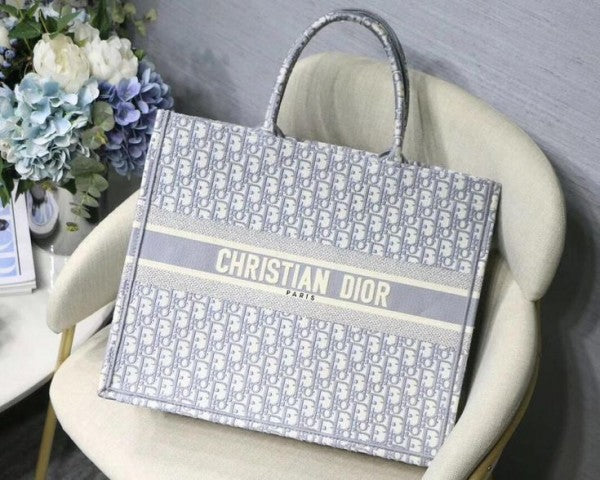 Christian Dior book tote bag premium quality with scarf&amp;og box
