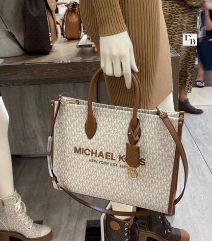 Michael kors mirella tote bag with dust bag(100813 coffebrown)