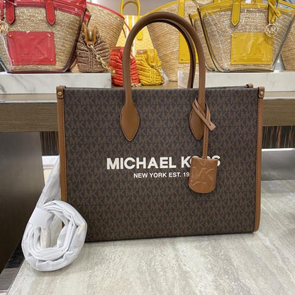 Michael kors mirella tote bag with dust bag(100813 coffebrown)